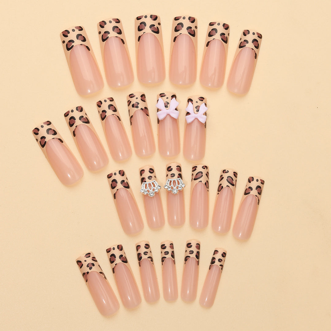 Animal Print Glam Press-On Nails Stornfield