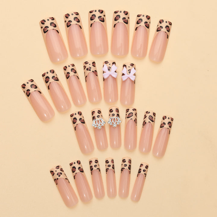 Animal Print Glam Press-On Nails Stornfield