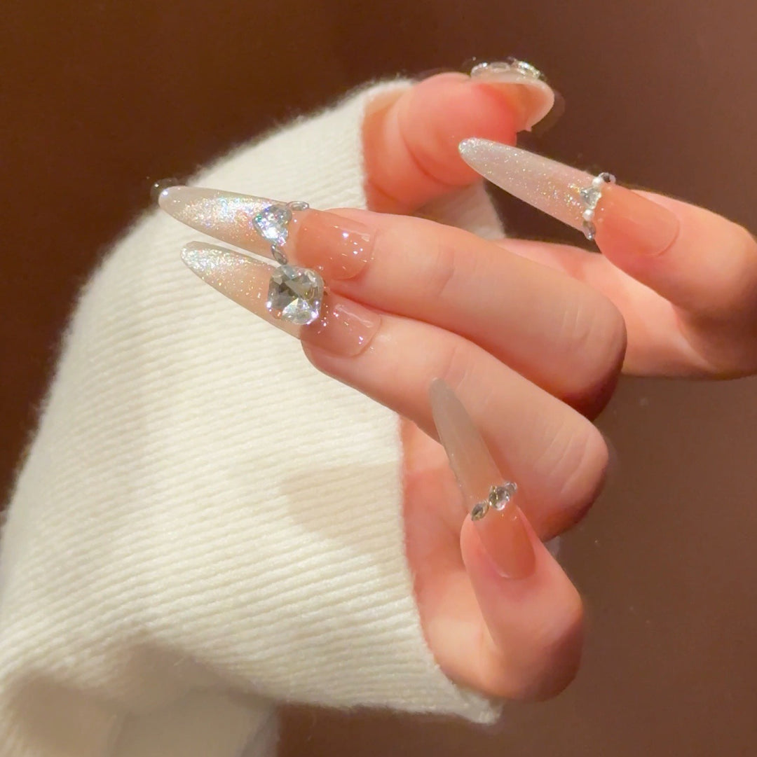 Glamorous Decorative Press-On Nail Extensions Stornfield