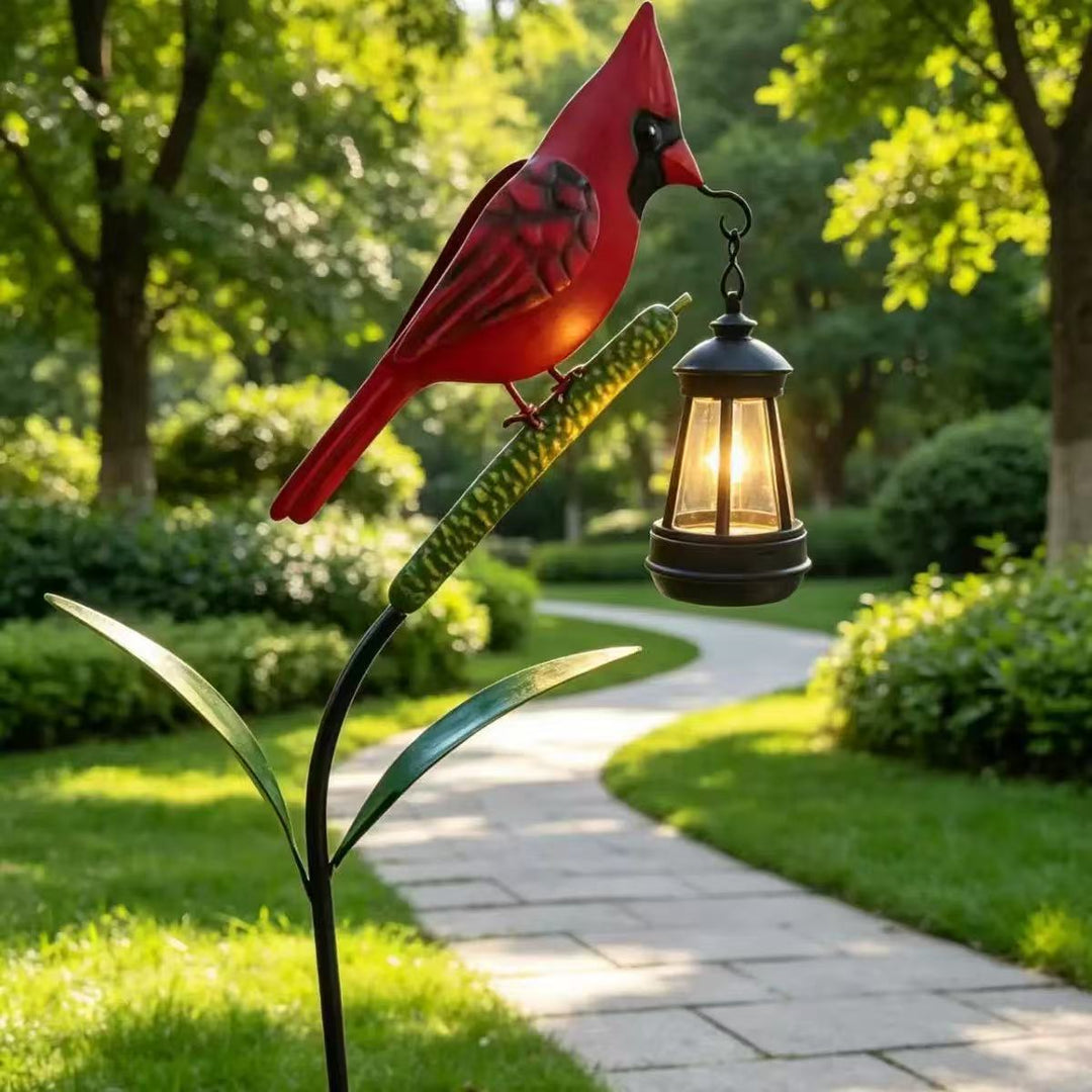 Decorative garden figure with light Stornfield
