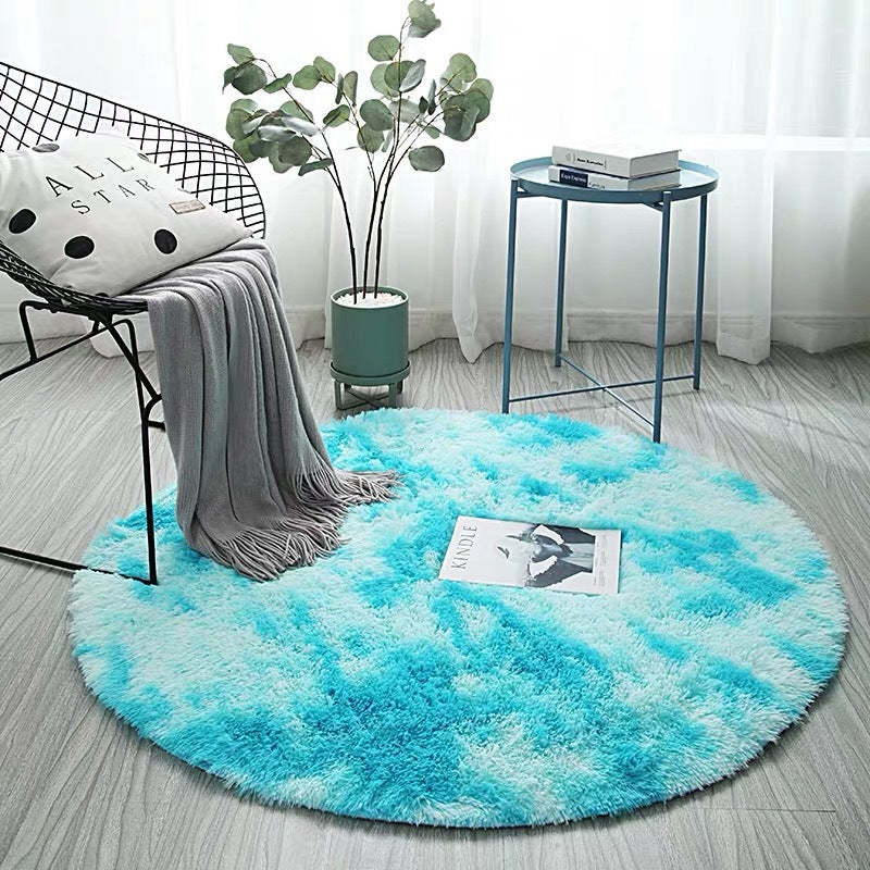Plush Round Area Rug