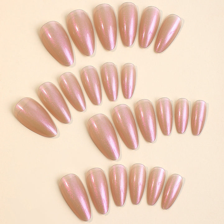 Artificial nail set with luxurious crystal embellishments Stornfield