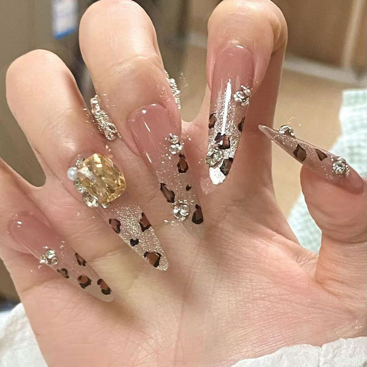 Artistic Gel Press-On Nail Set Stornfield