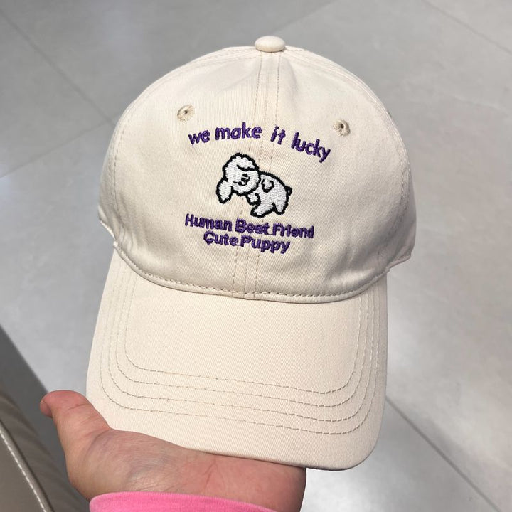 Men's Casual Embroidered Puppy Design Baseball Cap Stornfield