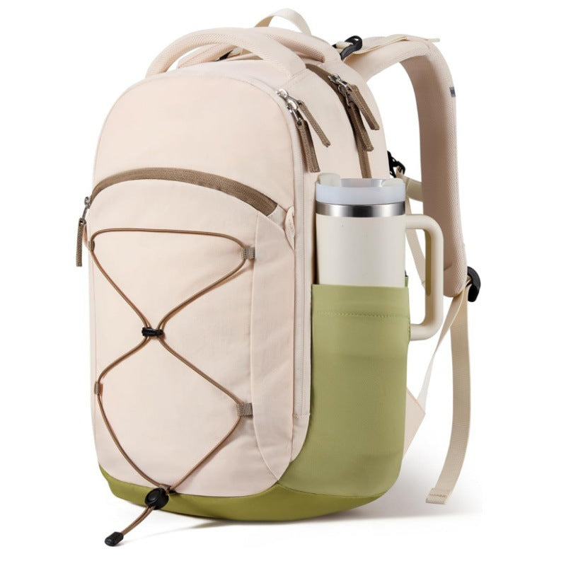 Multifunctional backpack with drink compartment and elastic lacing Stornfield