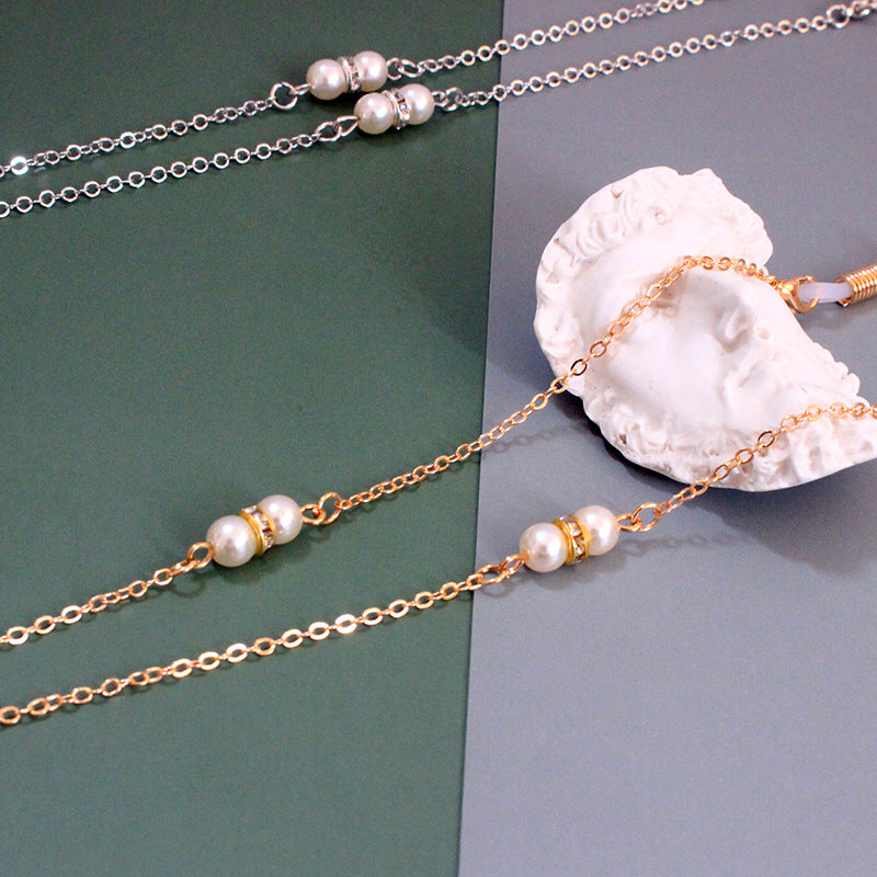 Elegant pearl necklace with adjustable design Stornfield
