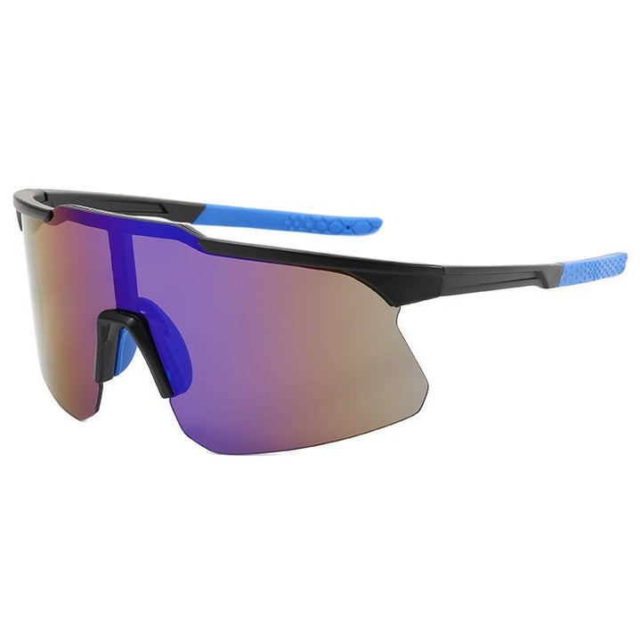 Unisex nan sporty performance sunglasses half rimless with polarized lenses and non-slip nose pad Stornfield
