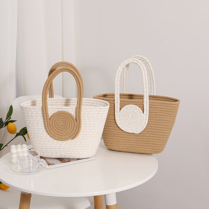 Decorative natural fiber bag Stornfield