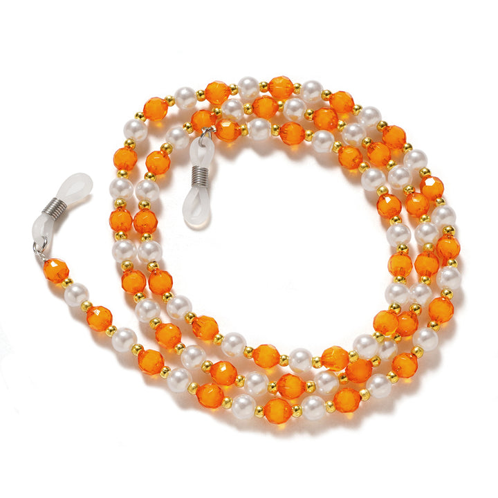 Elegant Pearl and Crystal Eyewear Chain Stornfield