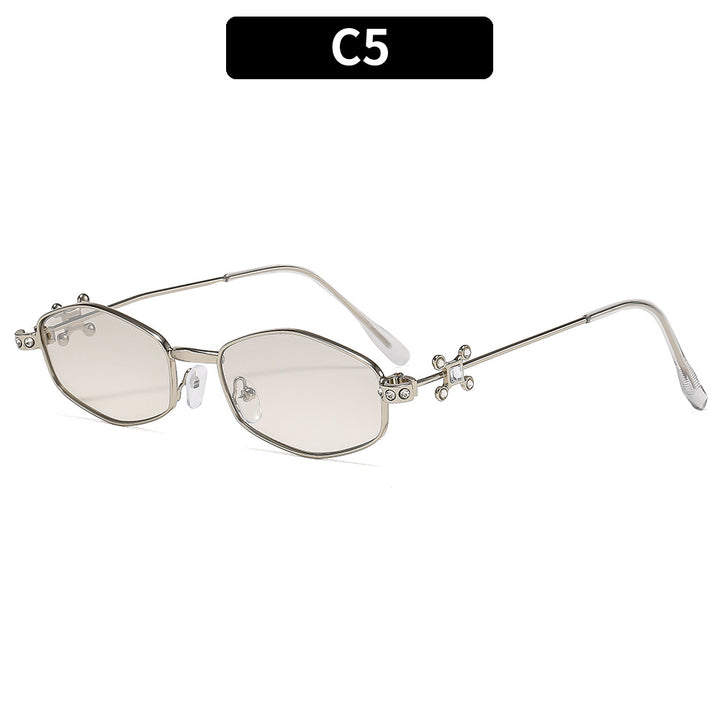 Decorative Metal Frame Glasses