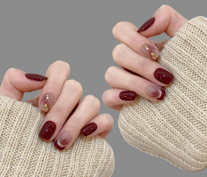 Decorative Glitter French Tip Nail Enhancements Stornfield