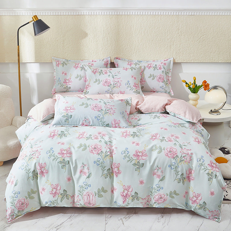 Cozy Heart Pattern Bedding Set