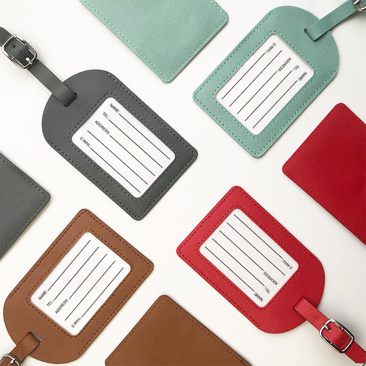 Women's high-quality and durable leather luggage tag Stornfield