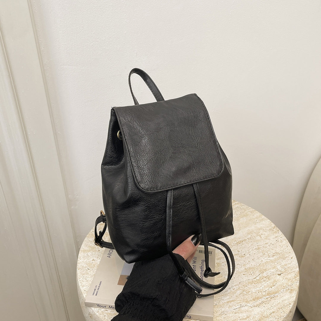 Cute Cat-Themed Faux Leather Backpack Stornfield