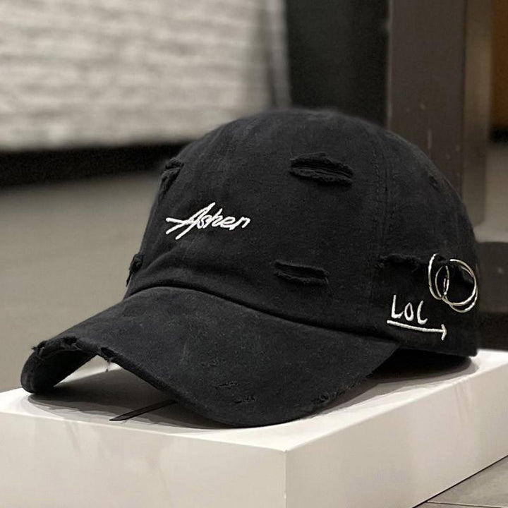Men's Distressed Denim Cap Stornfield