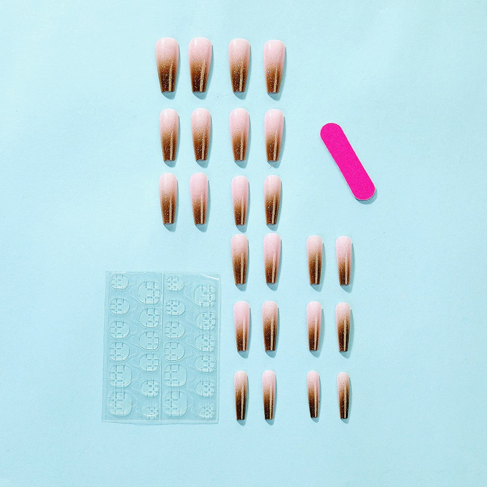 Artificial nails with elegant ombre effect Stornfield