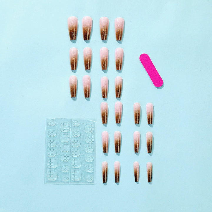 Artificial nails with elegant ombre effect Stornfield