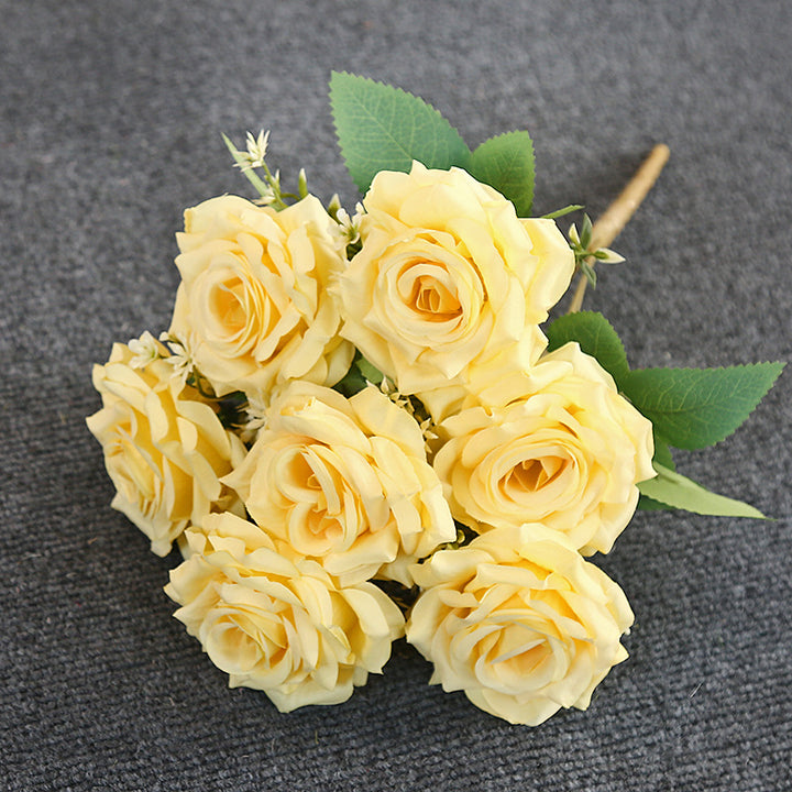 Premium Realistic Artificial Rose Bouquet