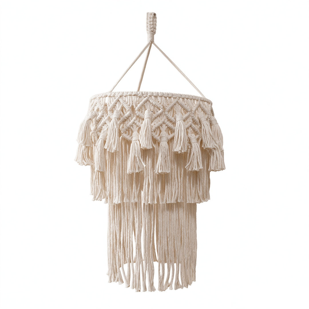 Macrame Hanging Decorative Light Fixture Stornfield