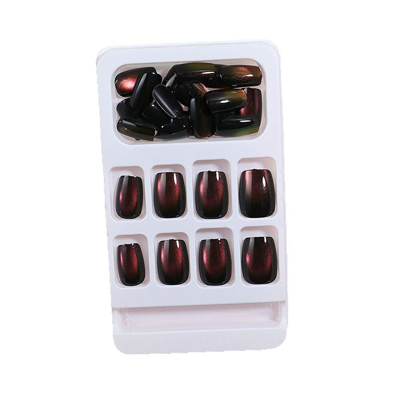 Artistic Gradient Press-On Nail Set Stornfield