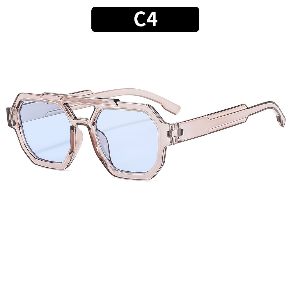 Geometric Shield Sunglasses  1787663917