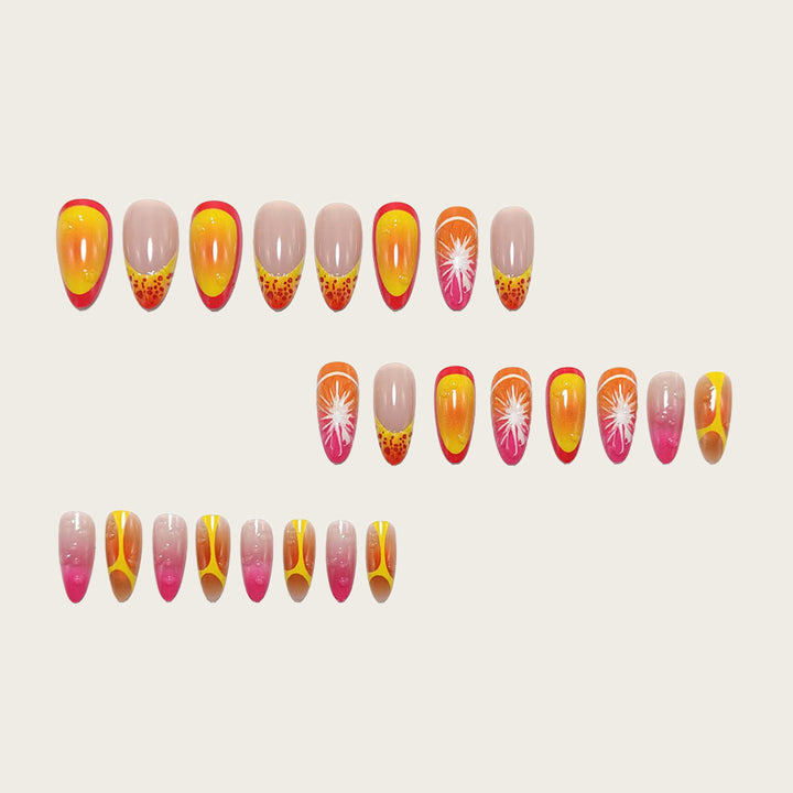 Artificial nails with fruity design Stornfield
