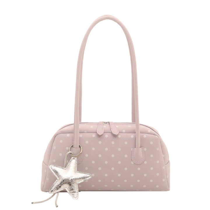 Polka Dot Retro Structured Handbag