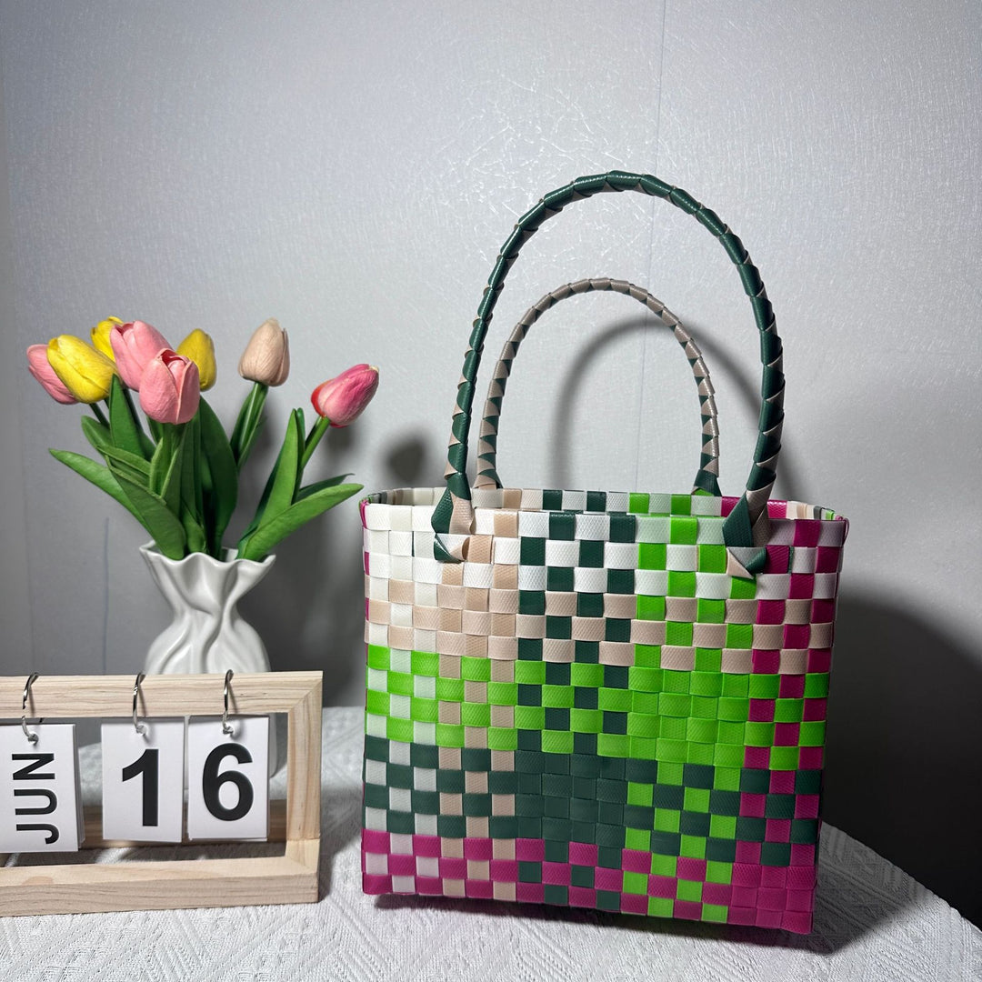 Braided handbag with sturdy handles Stornfield