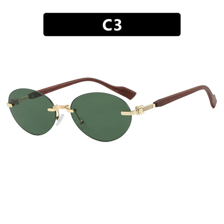 Women's fashionable sunglasses in elegant retro style with high-quality lenses and wooden details Stornfield