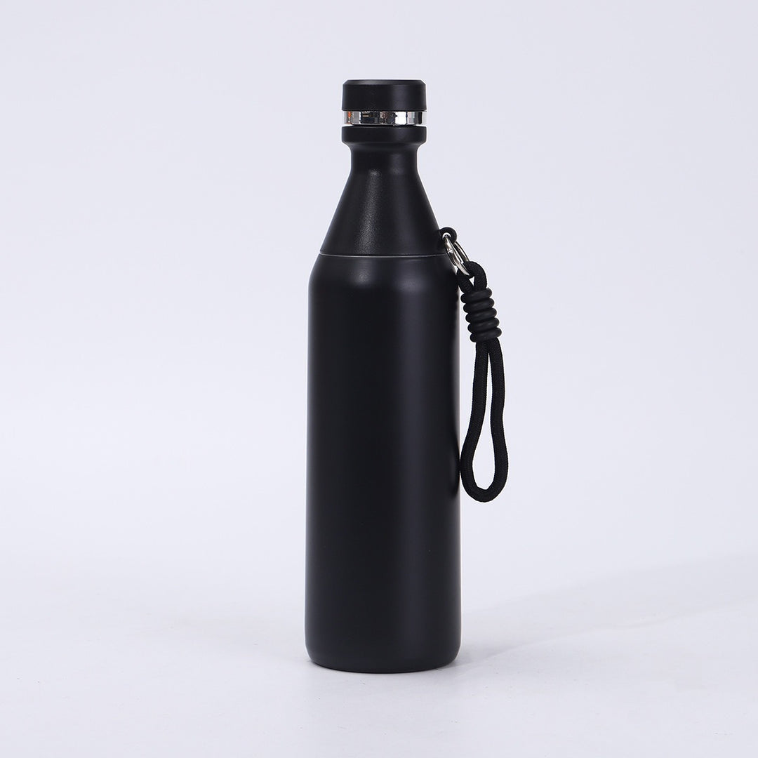 Ladies insulated drinking bottle with practical carrying strap Stornfield