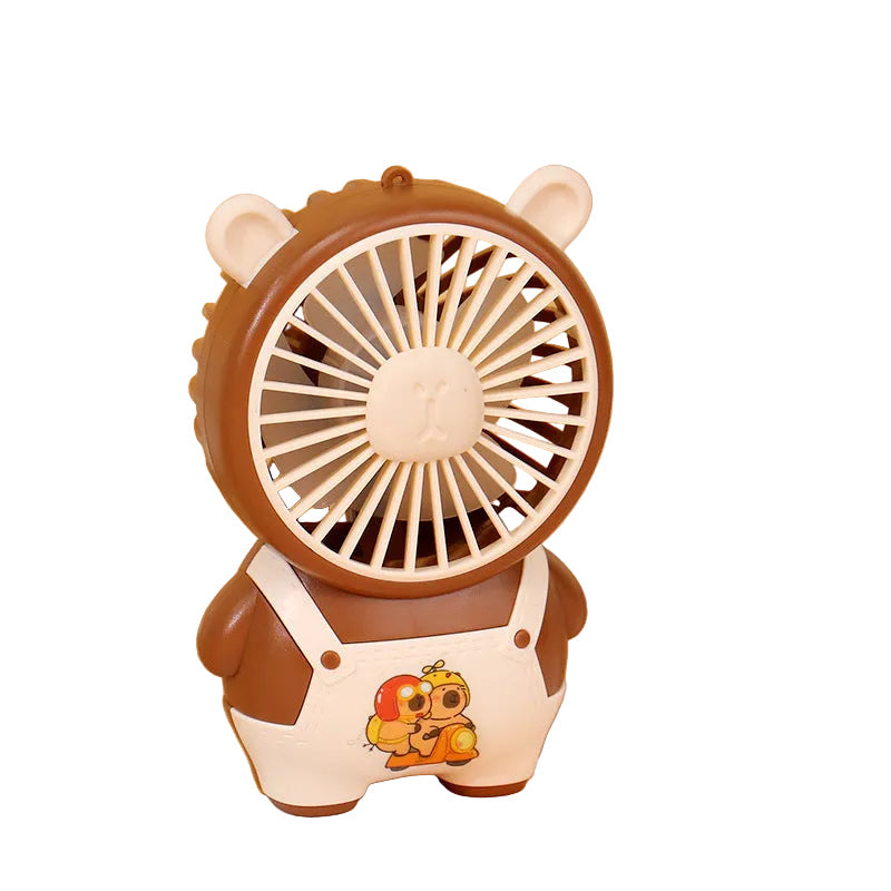 Women's Portable Mini Hand Fan with Animal Ears and USB Charging Function Stornfield