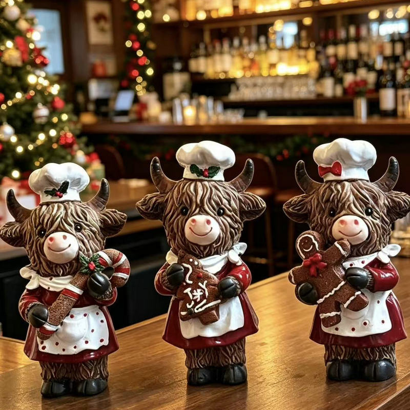 Enchanting Christmas cow figurine Stornfield