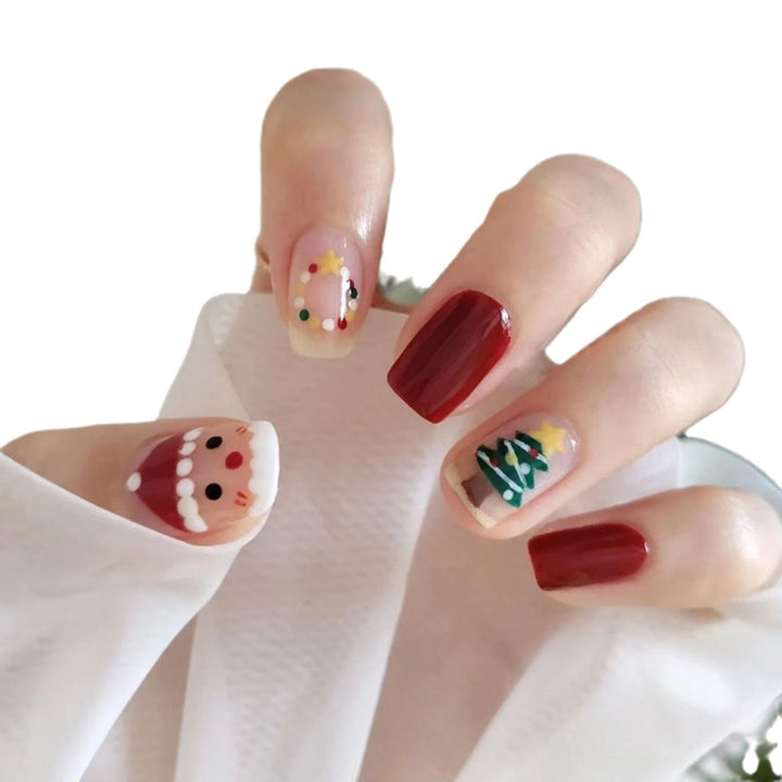 Festive Themed Press-On Nail Set Stornfield