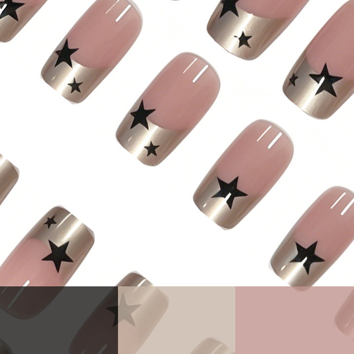 Star-Embellished Nail Art Enhancements Stornfield