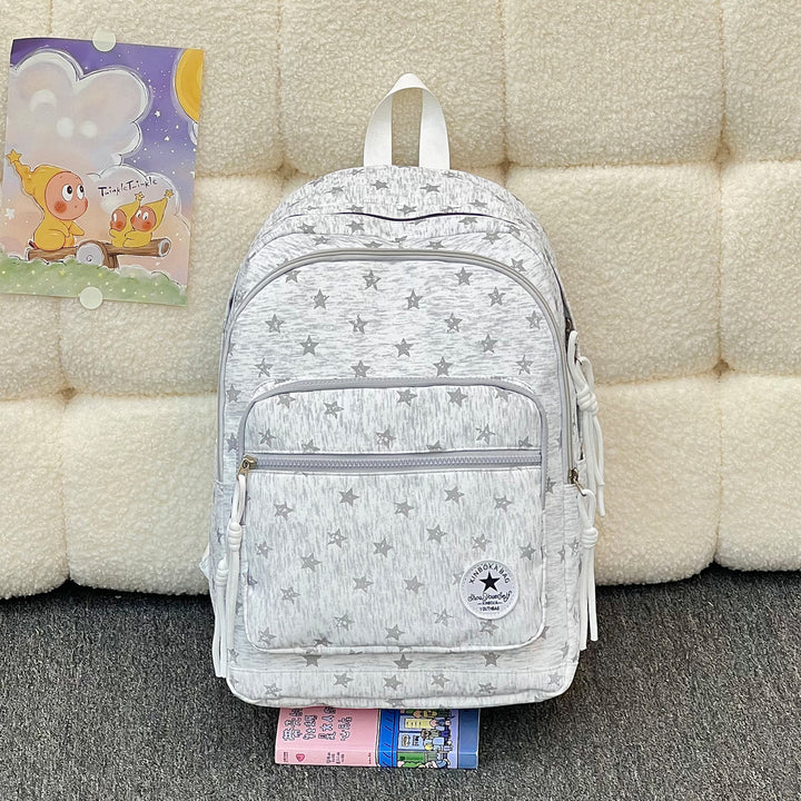Star-Embellished Casual Backpack Stornfield