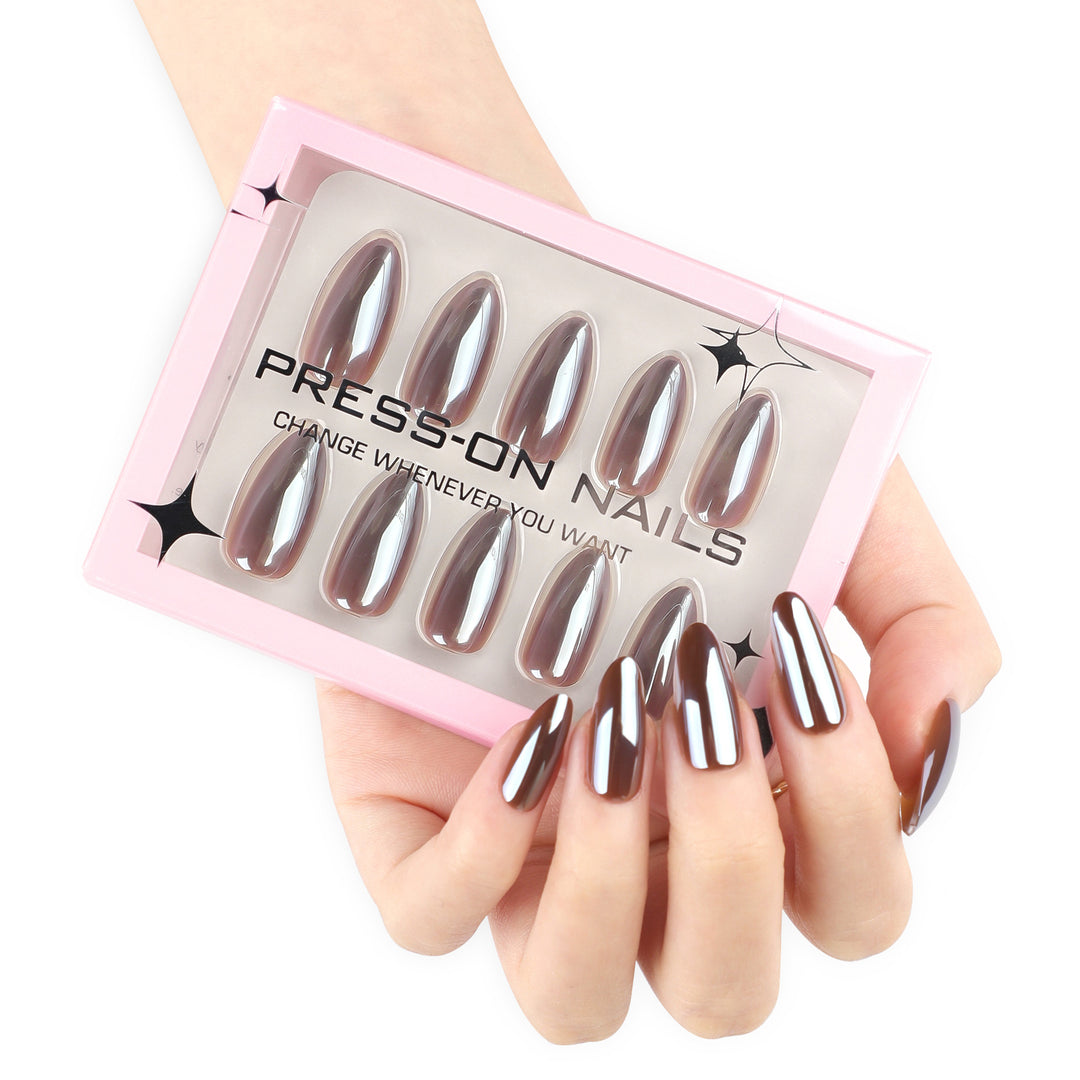 Artificial press-on nails with glossy finish Stornfield