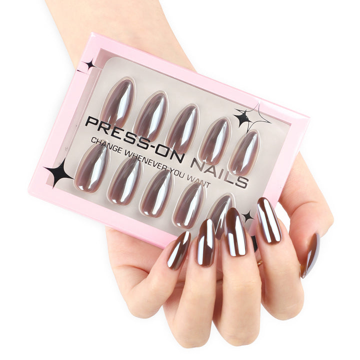 Artificial press-on nails with glossy finish Stornfield