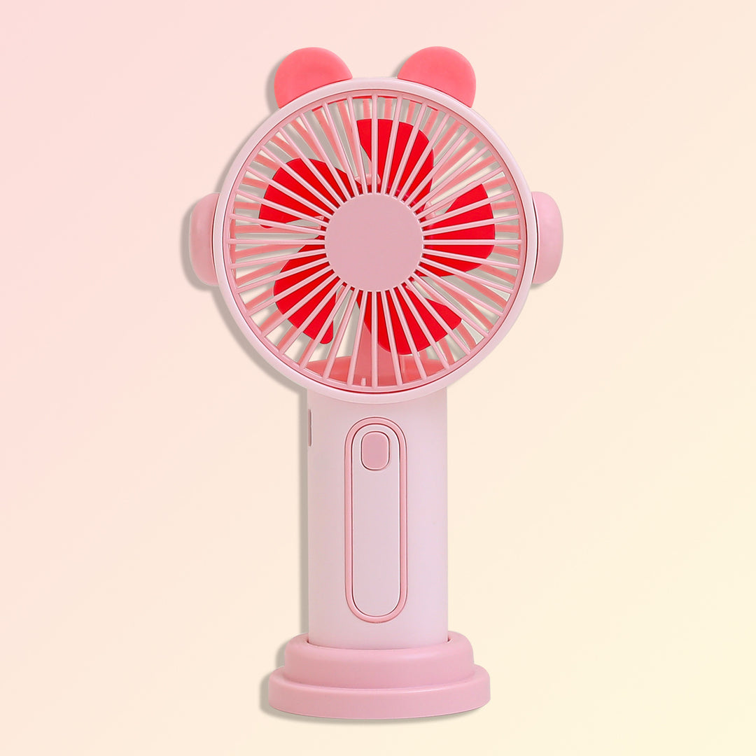 Women Portable Mini-Fan with Colorful Ears Stornfield