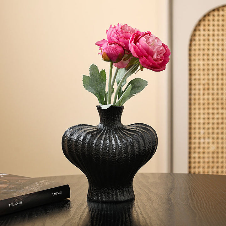 Artistic Textured Decorative Ceramic Vase