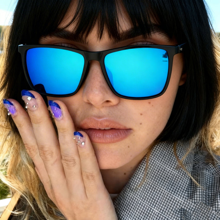 Women's sporty sunglasses with polarized lenses and a flexible frame Stornfield
