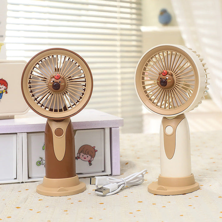 Ladies Portable Hand Fan with Cute Designs Stornfield
