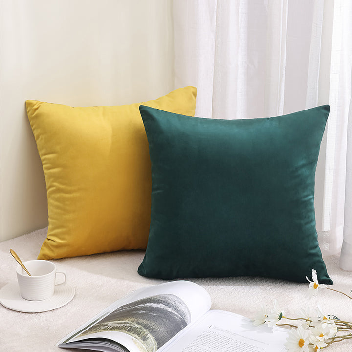 Luxe Velvet Square Cushion Cover with Concealed Zipper