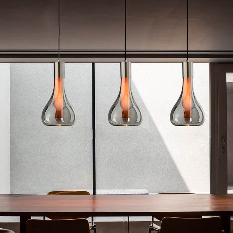 Sleek Abstract LED Chandelier