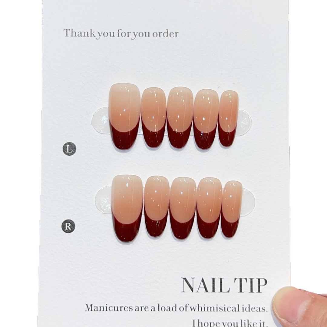 Elegant artificial nails with modern gradient effects Stornfield