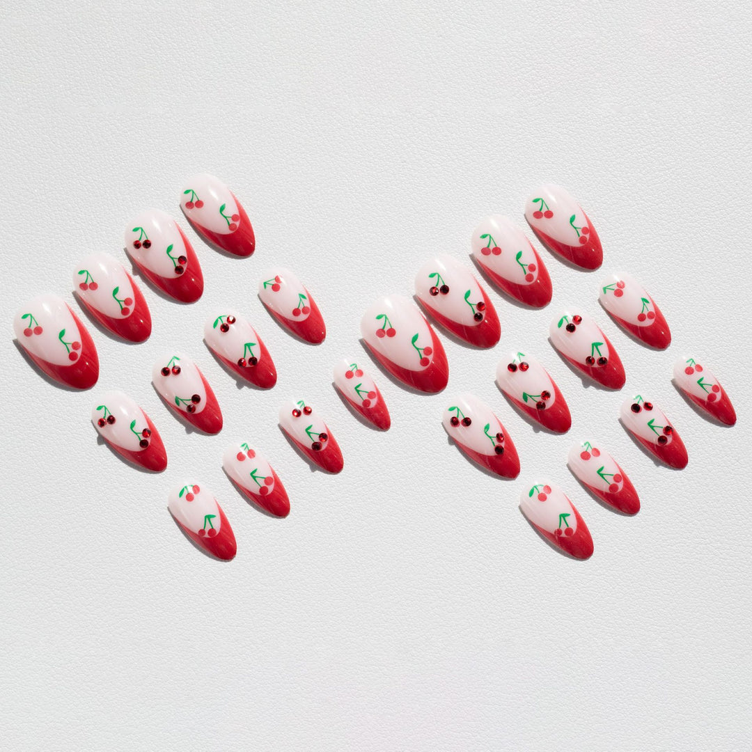 Cherry Blossom Accent Nail Art