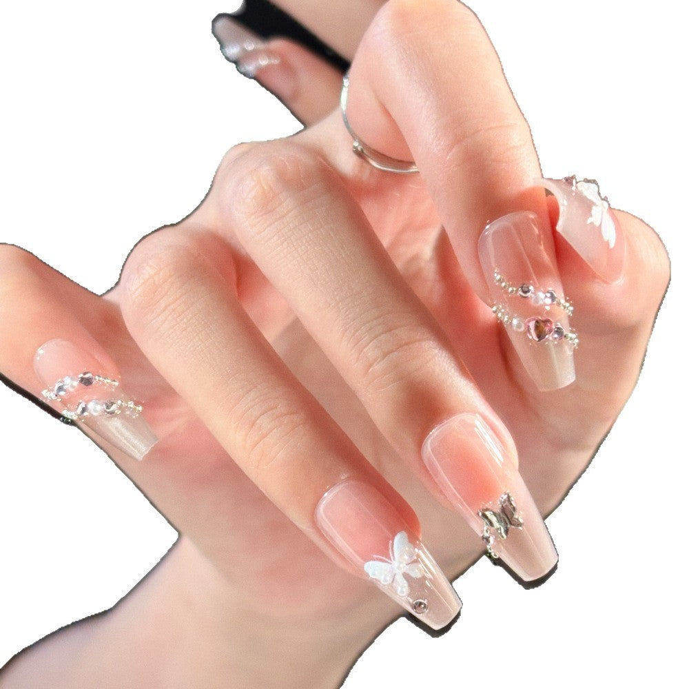 Premium Decorative Press-On Nail Art Set Stornfield