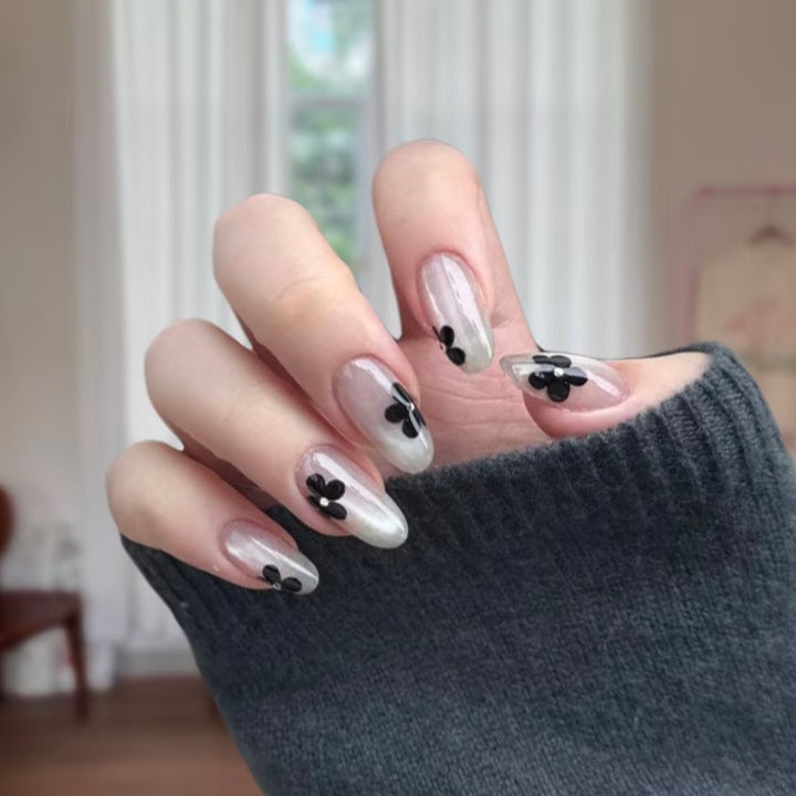 Floral-Inspired Press-On Nail Design Stornfield
