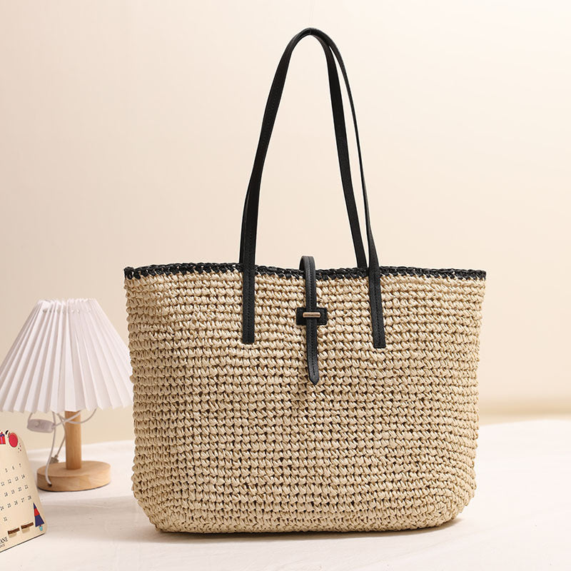 Stylish and spacious wicker bag Stornfield