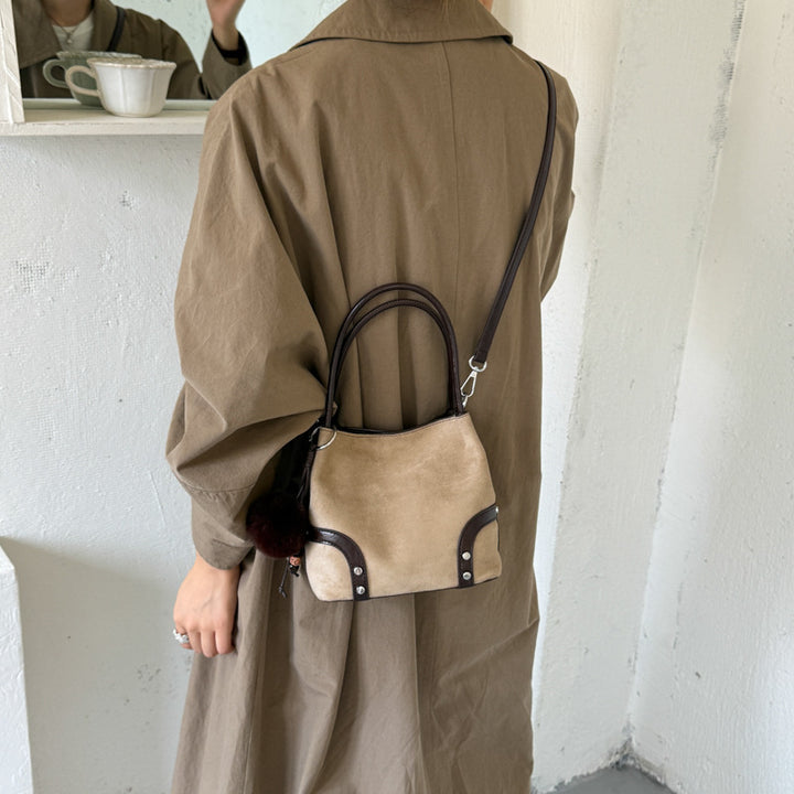 Suede Craft Handbag