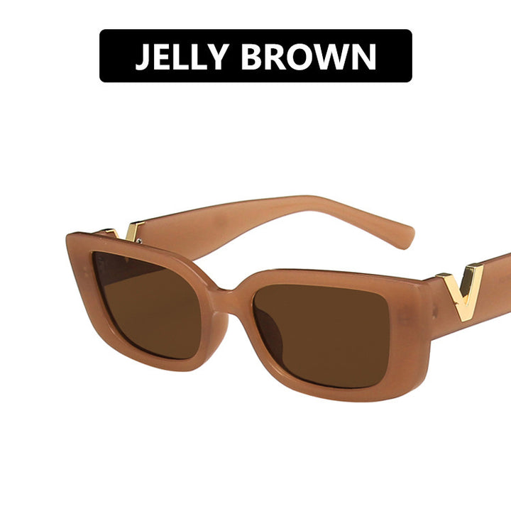 Women's modern cat-eye sunglasses with metallic details Stornfield
